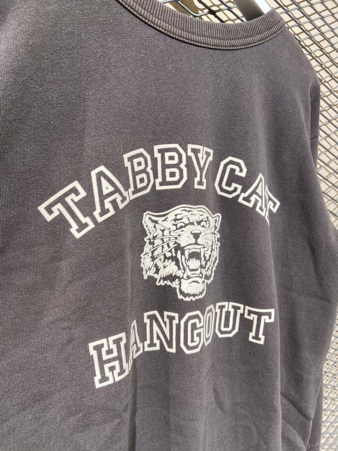 Mixta/ミクスタ　'TABBY CAT HANGOUT' CREW NECK SWEAT SET IN Vintage Black XS