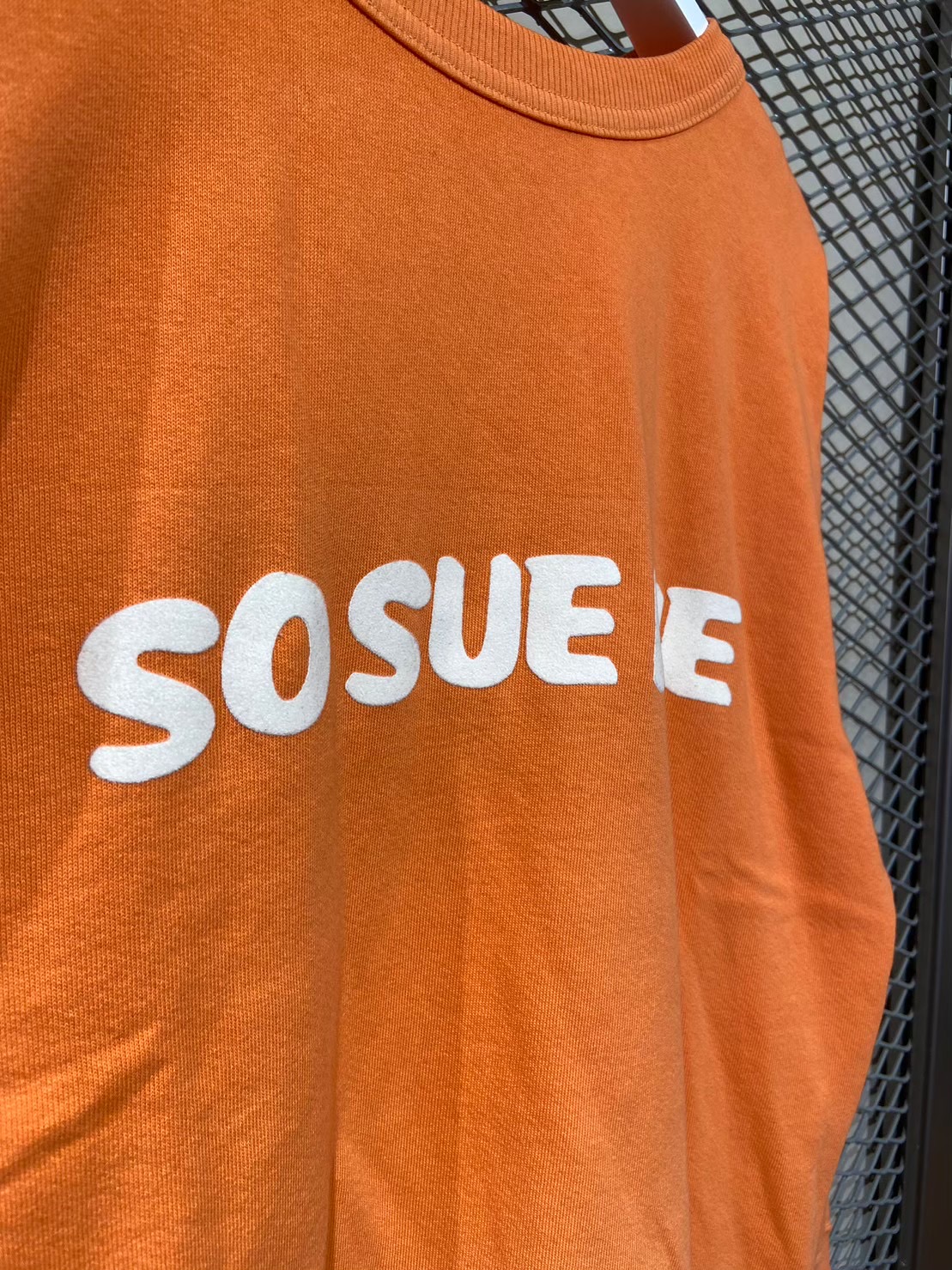 Mixta/ミクスタ 'SO SUE ME' CREW NECK SWEAT SET IN(XS Orange