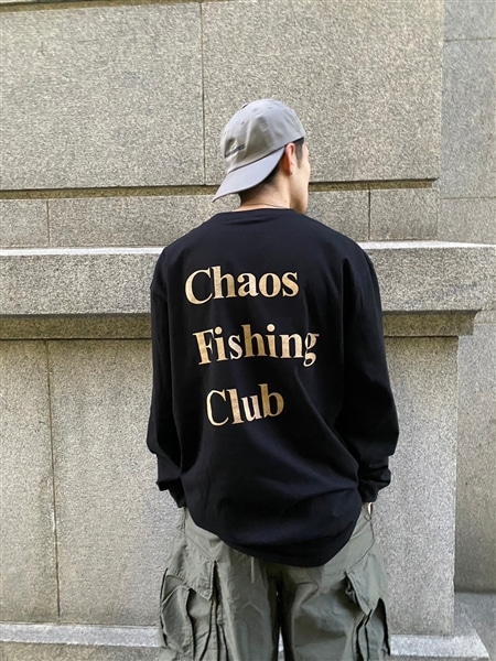 Chaos Fishing Club/カオスフィッシングクラブ/別注EXCLUSIVE L/S TEE ブラック M