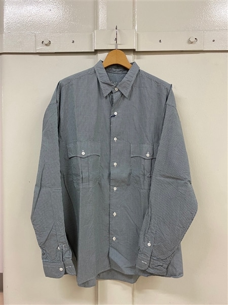 Porter Classic/ポータークラシック/R-UP NW GNGM CHECK SH/ロールアップギンガムチェックシャツ(XL グリーン)｜  ビーバー｜池袋PARCO | ONLINE PARCO（オンラインパルコ）