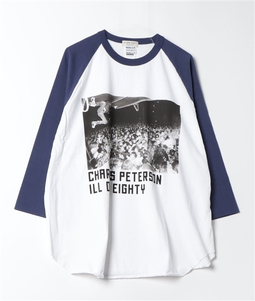 ILL ONE EIGHTY/イルワンエイティ/別注CHARLES PETERSON TEE 1 NAVY XXXL/3XL