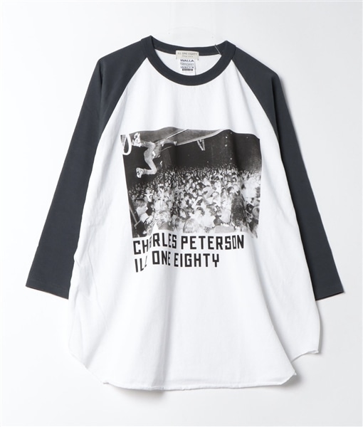 ILL ONE EIGHTY/イルワンエイティ/別注CHARLES PETERSON TEE 1 CARBON XXXL/3XL