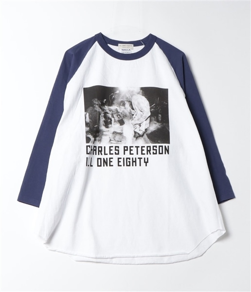 ILL ONE EIGHTY/イルワンエイティ/別注CHARLES PETERSON TEE 2 NAVY XXXL/3XL