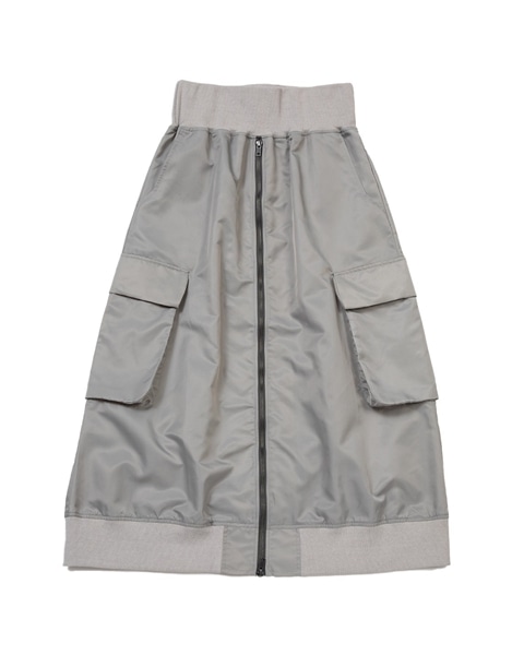 PARANOID/パラノイド/Nylon Rib Skirt GRAY M