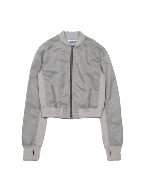 PARANOID/パラノイド/Crop MA1 Jacket GRAY M