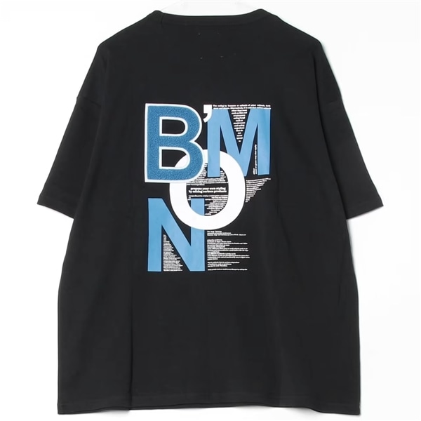 B omnivore/ビーオムニボー BMN S/S Tee ブラック M