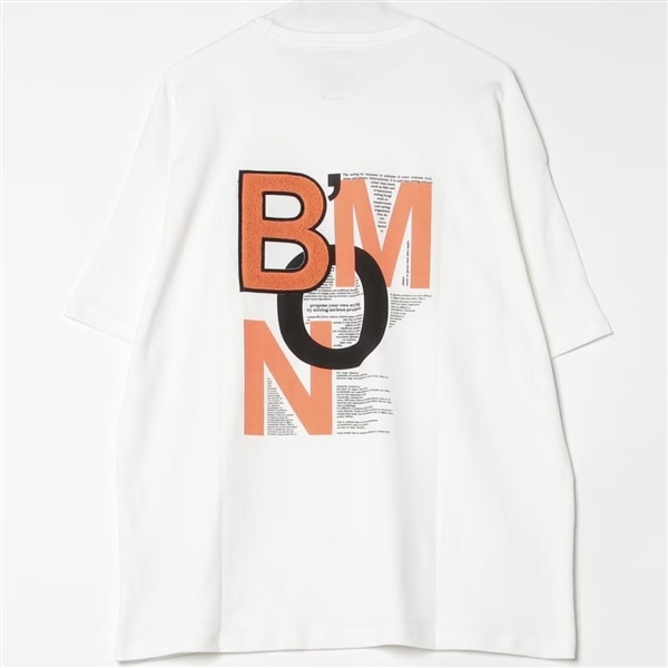 B omnivore/ビーオムニボー BMN S/S Tee ホワイト M
