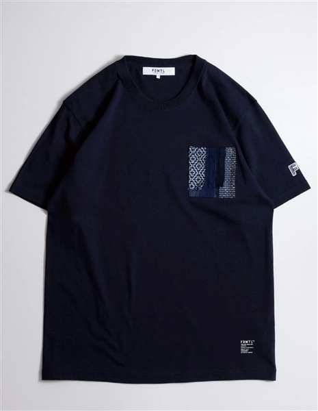 FDMTL(ファンダメンタル)/OBI POCKET TEE -24SS- NAVY 3