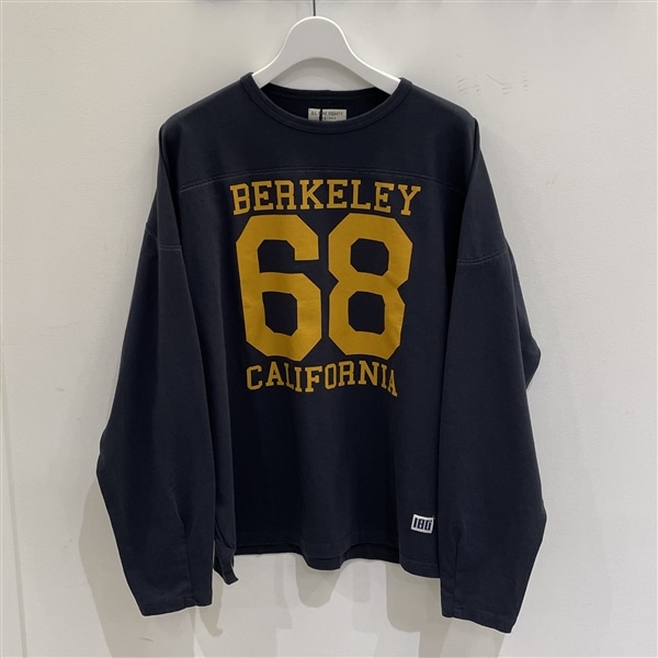 ILL ONE EIGHTY/イルワンエイティ/BERKELEY 68 FOOTBALL TEE BLACK M