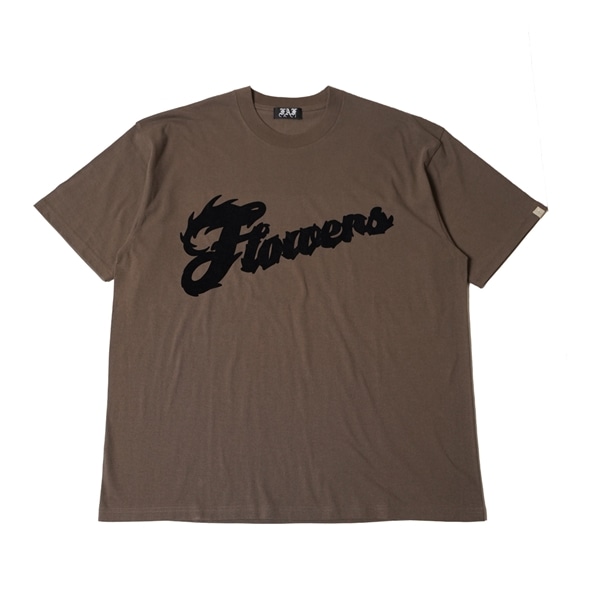 FAF/エフエーエフ/(Fake As Flowers/フェイクアスフラワーズ) Oversized Script Logo Tee CHARCOAL M