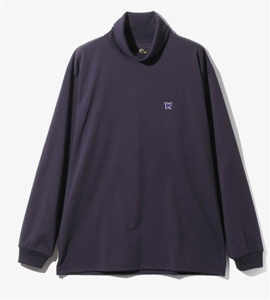 Needles/ニードルズ/L/S HIGH NECK TEE - POLY JERSEY 24AW PURPLE S