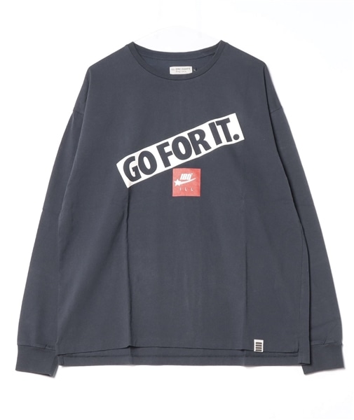 ILL ONE EIGHTY/イルワンエイティ/GO FOR IT L/S TEE ブラック M
