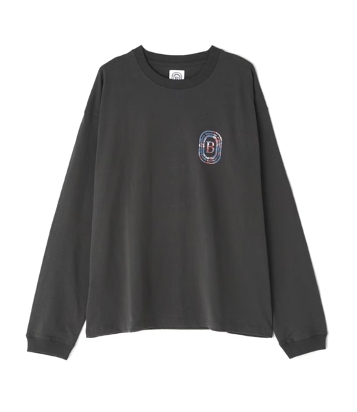 B omnivore/ビーオムニボー/L/S FLOCKY LOGO BLACK M