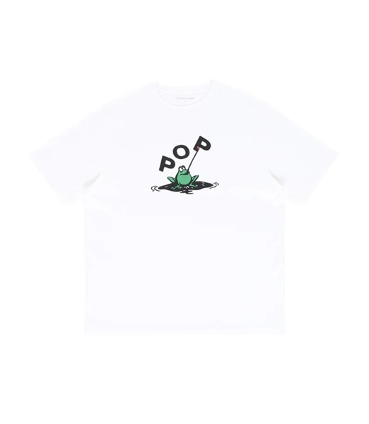 POP TRADING CO/ポップトレーディングカンパニー/FROG T-SHIRT WHITE M