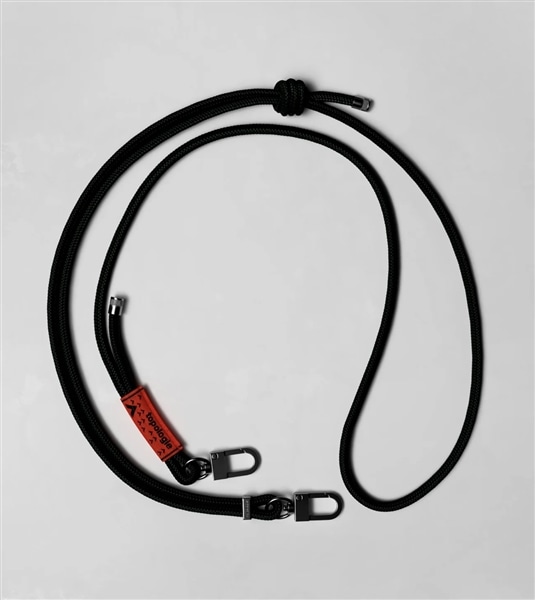 Topologie/トポロジー　6.0mm Rope【ストラップ単体】 BLACK SOLID FREE