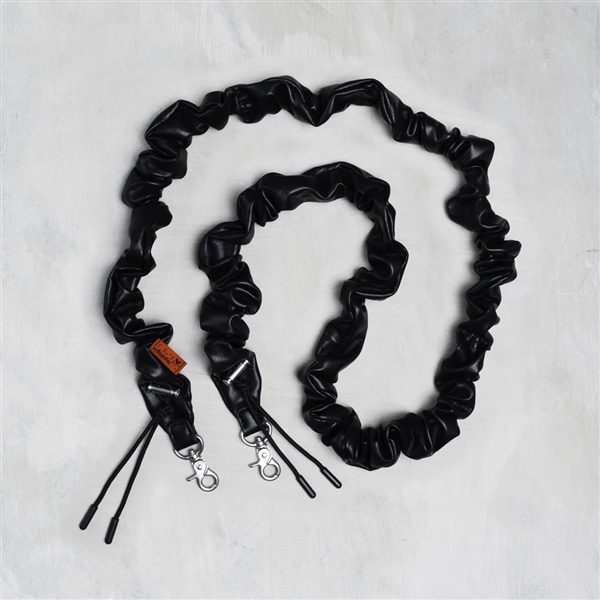 Topologie/トポロジー Bungee Strap【ストラップ単体】　バンジーストラップ black(Synthetic Leather) FREE