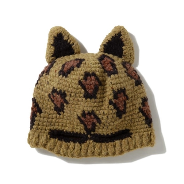 MacMahon Knitting Mills /マクマホンニッティングミルズ/Knit Beanie-Leopard