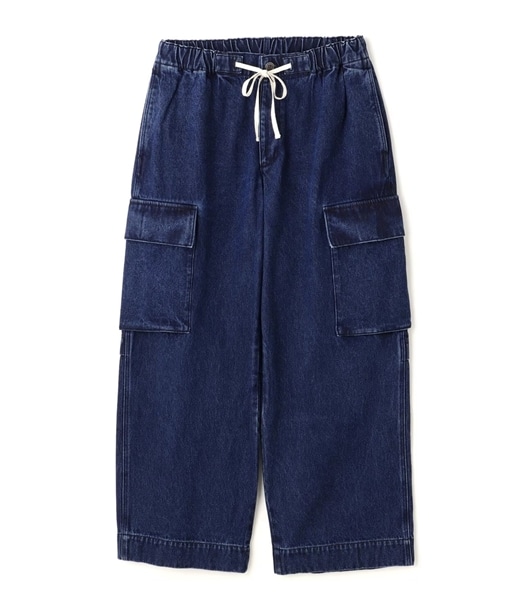 B omnivore/ビーオムニボー  DENIM CARGO PANTS デニムカーゴパンツ INDIGO S