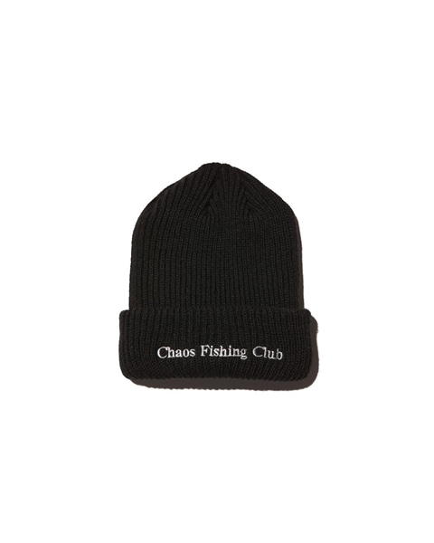 CHAOS FISHING CLUB/カオスフィッシングクラブ/LOGO WATCH CAP Black FREE