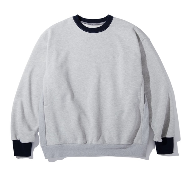 Acy/エイシー/SOUTH CREW NECK SWEAT GRAY 2