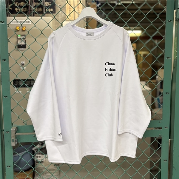 CHAOS FISHING CLUB/カオスフィッシングクラブ/EX LOGO RAGLAN WHITE M
