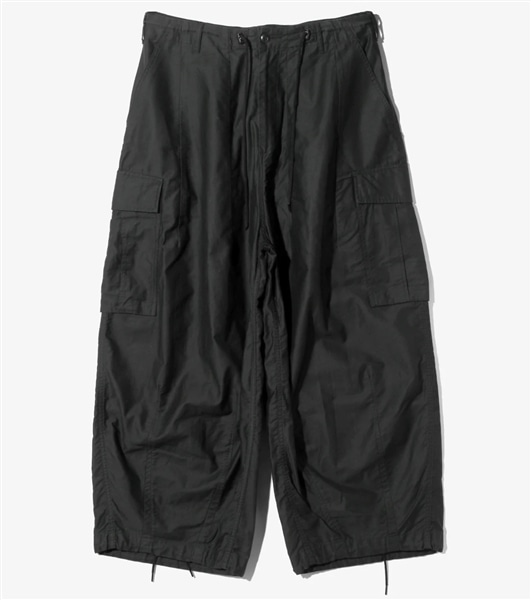 Needles/ニードルズ/H.D. PANT - BDU /ヒザデルパンツ　BLACK BLACK XS