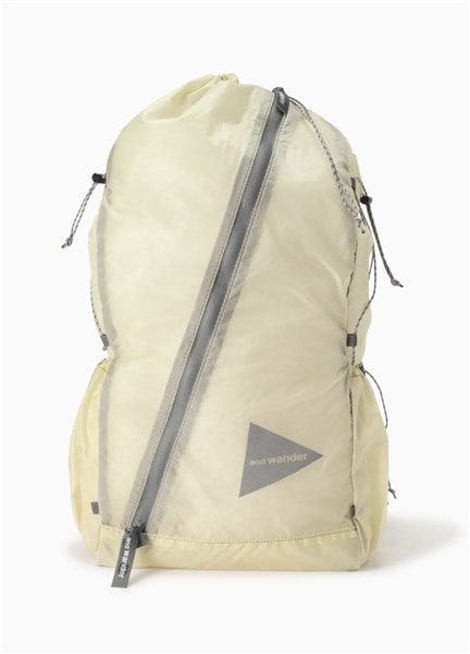 and wander/アンドワンダー/sil daypack/シルデイバッグ off white FREE