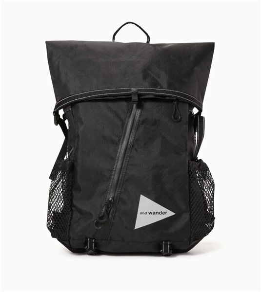 and wander/アンドワンダー/ECOPAK 18L backpack BLACK FREE