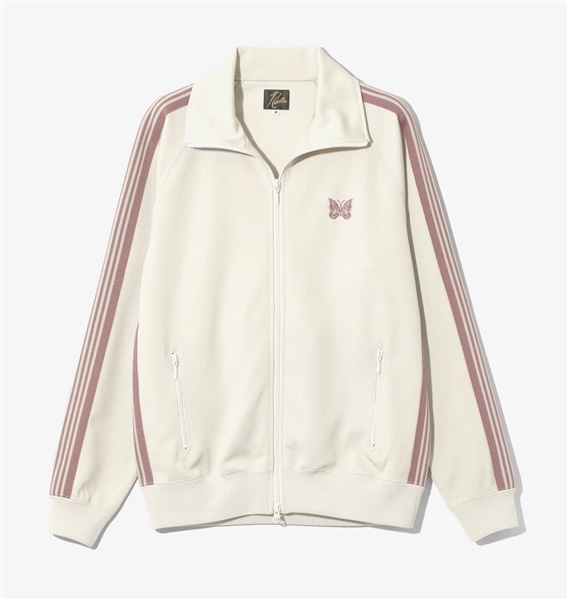 Needles/ニードルズ/TRACK JACKET - POLY SMOOTH-25SS- IVORY トラックジャケット IVORY M