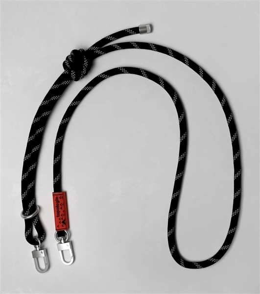 Topologie/トポロジー　Topologie Wares Strap 8.0mm Rope Strap 【ストラップ単体】 Black Reflective FREE