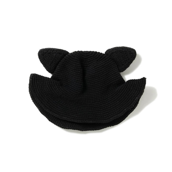 MacMahon Knitting Mills/マクマホンニッティングミルズ/Cat Hat BLACK FREE