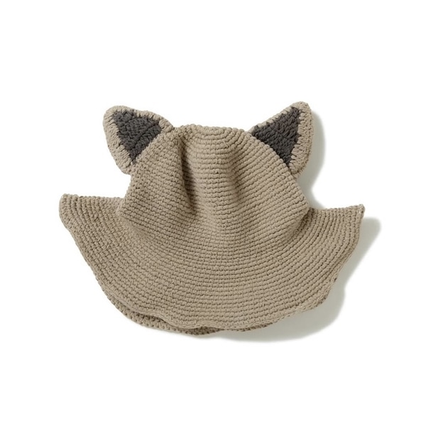 MacMahon Knitting Mills/マクマホンニッティングミルズ/Cat Hat BEIGE FREE