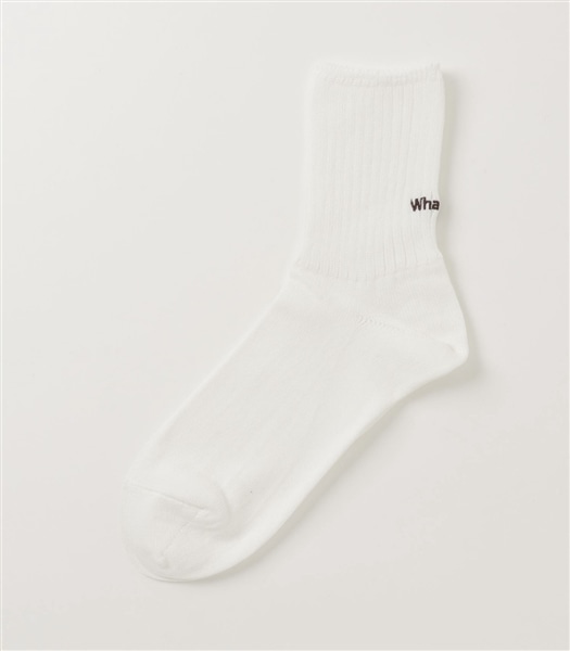 ROSTER SOX/ロスターソックス   What’s up? SOCKS メンズ レディース ホワイト 1