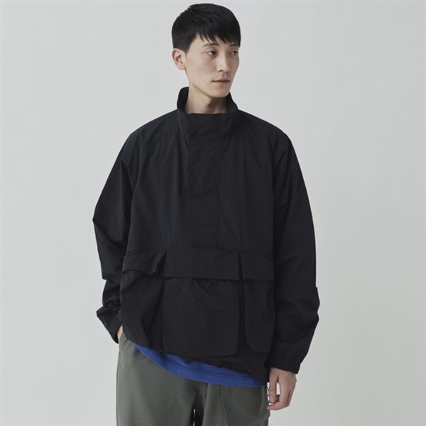 Snow Peak/スノーピーク/Nylon Tussah Anorak BLACK M