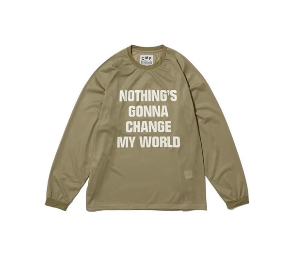 CMF OUTDOOR GARMENT/シーエムエフアウトドアガーメント/QUICK DRY MESH TEE L/S BEIGE M