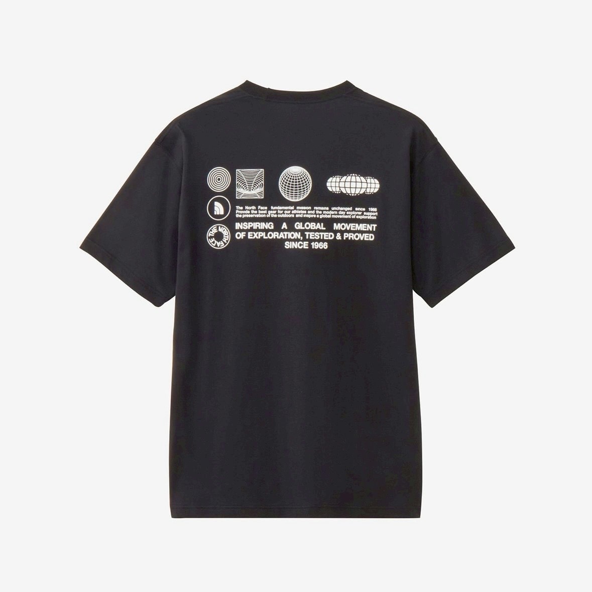 THE NORTH FACE/ザ・ノースフェイス/S/S FD Globe Grid Cotton Teeショートスリーブフラッシュドライグローブグリッドコットンティー ブラック M