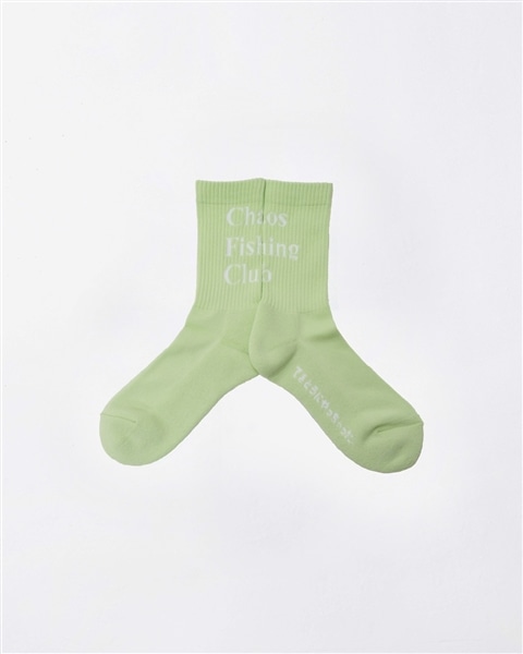 CHAOS FISHING CLUB/カオスフィッシングクラブ/1Pac Logo Socks グリーン FREE