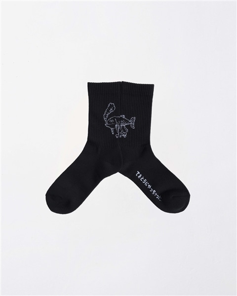 CHAOS FISHING CLUB/カオスフィッシングクラブ/1Pac Osakanakun Socks ブラック FREE