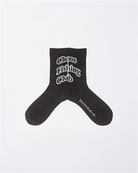 CHAOS FISHING CLUB/カオスフィッシングクラブ/1Pac Arch Logo Socks ブラック FREE