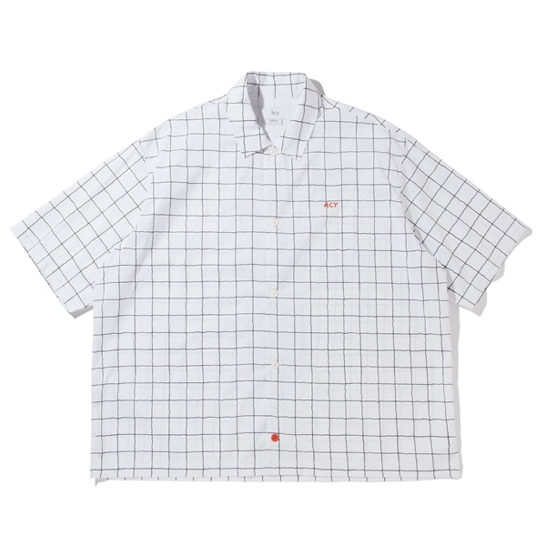 Acy/エイシー/AK PATTERN SHIRTS WHITE 1