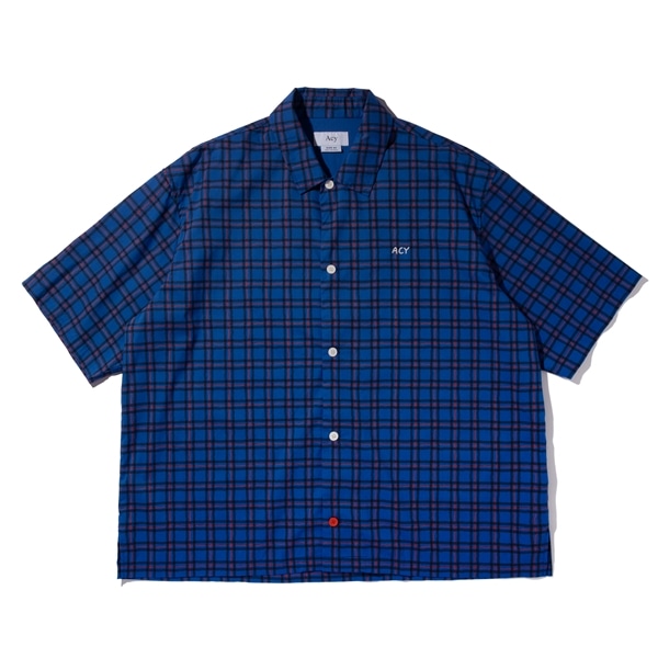 Acy/エイシー/AK PATTERN SHIRTS BLUE 1