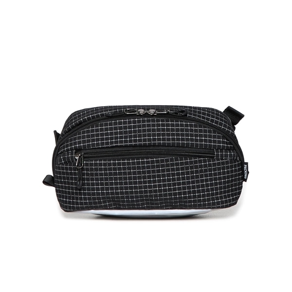 PACKING/パッキング/REFLECTIVE WAIST BAG PA-053 リフレクティブウエストバッグ BLACK FREE