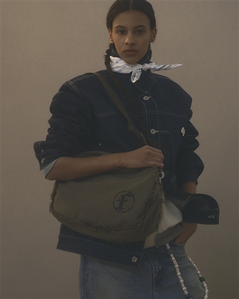 FAF/エフエーエフ(Fake As Flowers/フェイクアスフラワーズ)/PROTOTYPE 011 ショルダーバッグ　25AW KHAKI OS