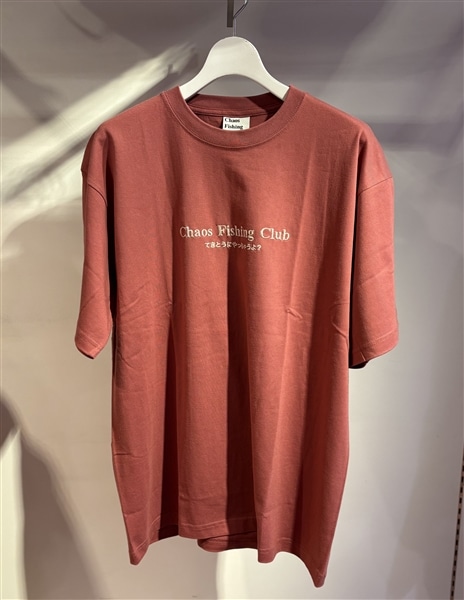 CHAOS FISHING CLUB/カオスフィッシングクラブ/別注T-SHIRT RED M