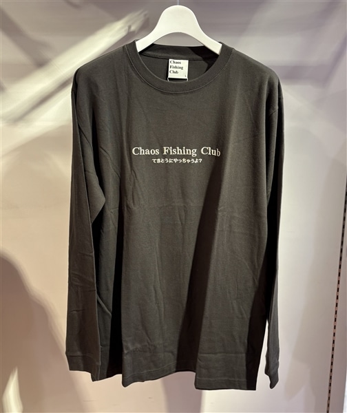 CHAOS FISHING CLUB/カオスフィッシングクラブ/別注 LS T-SHIRT BLACK M