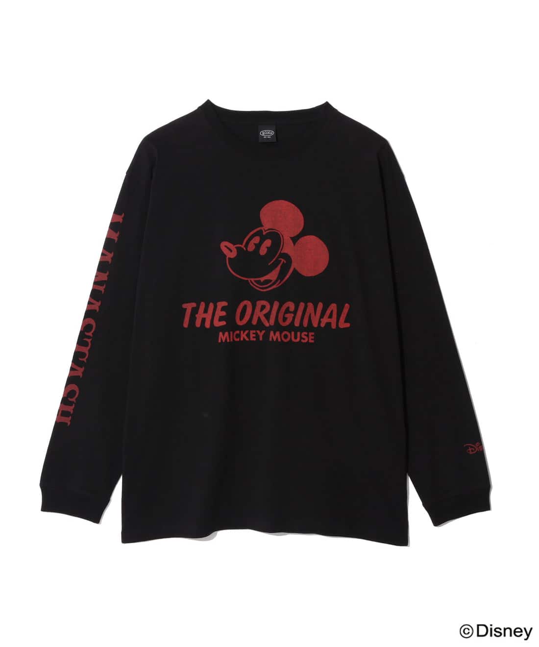 MANASTASH/マナスタッシュ/MICKEY L/S TEE THE ORIGINAL　ロンT ミッキー　ディズニー ブラック M