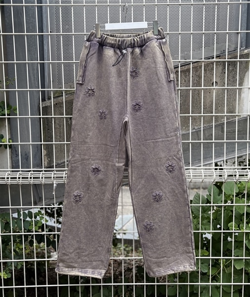 FAF/エフエーエフ(Fake As Flowers/フェイクアスフラワーズ)/Noctis (Baggy Sweat Pants) バギースウェットパンツ　25AW BROWN 1