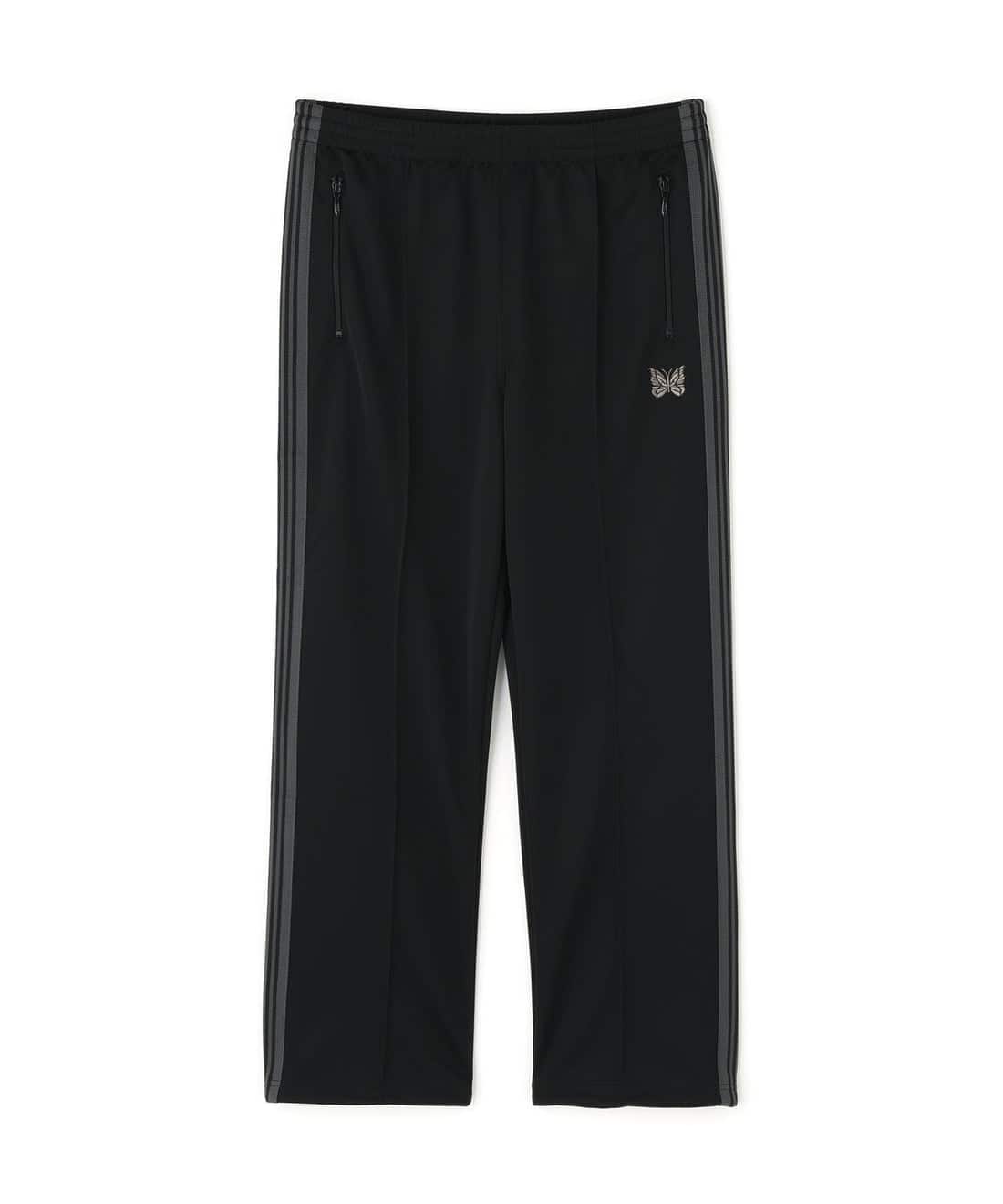 Needles×BEAVER/ニードルズ×ビーバー　別注Track Pant - Poly Smooth -BLACK- トラックパンツ BLACK XS