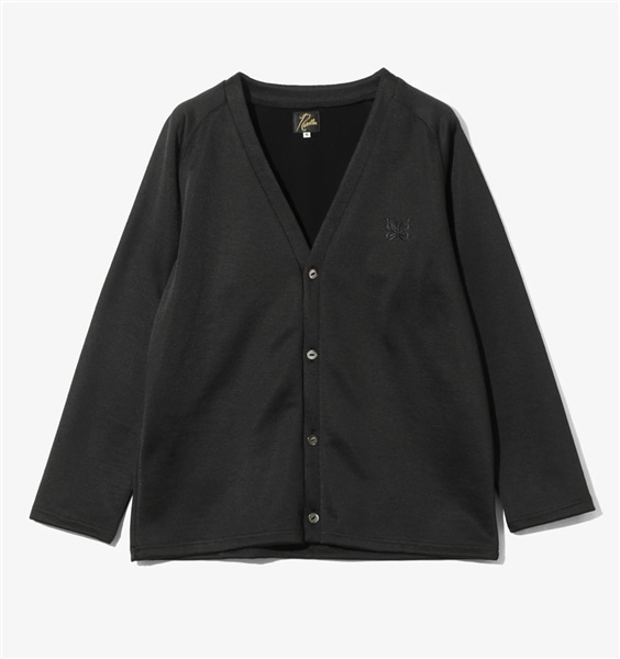 NEEDLES/ニードルズ/V-NECK CARDIGAN - BRIGHT JERSEY -BLACK- カーディガン BLACK M