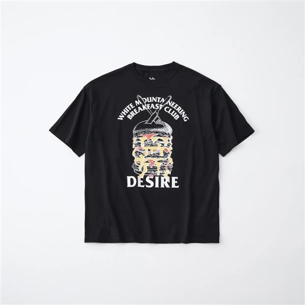 White Mountaineering/ホワイトマウンテニアリング/W.M.B.C. BREAKFAST CLUB T-SHIRT BLACK 1